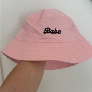Pink Babe Bucket Hat